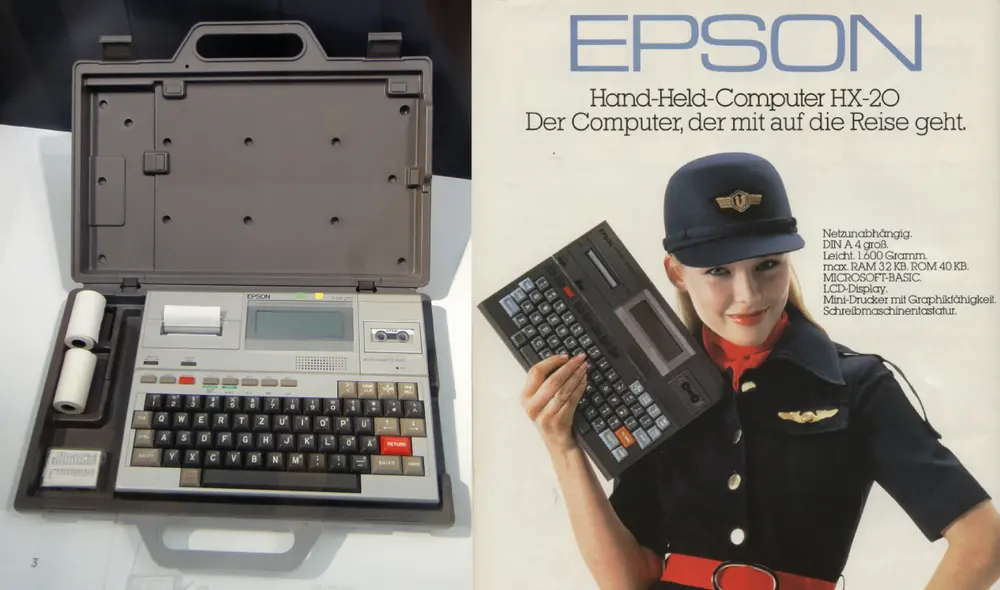 Conoce aquí todos los detalles de esta laptop histórica. Foto: composición LR/ Epson