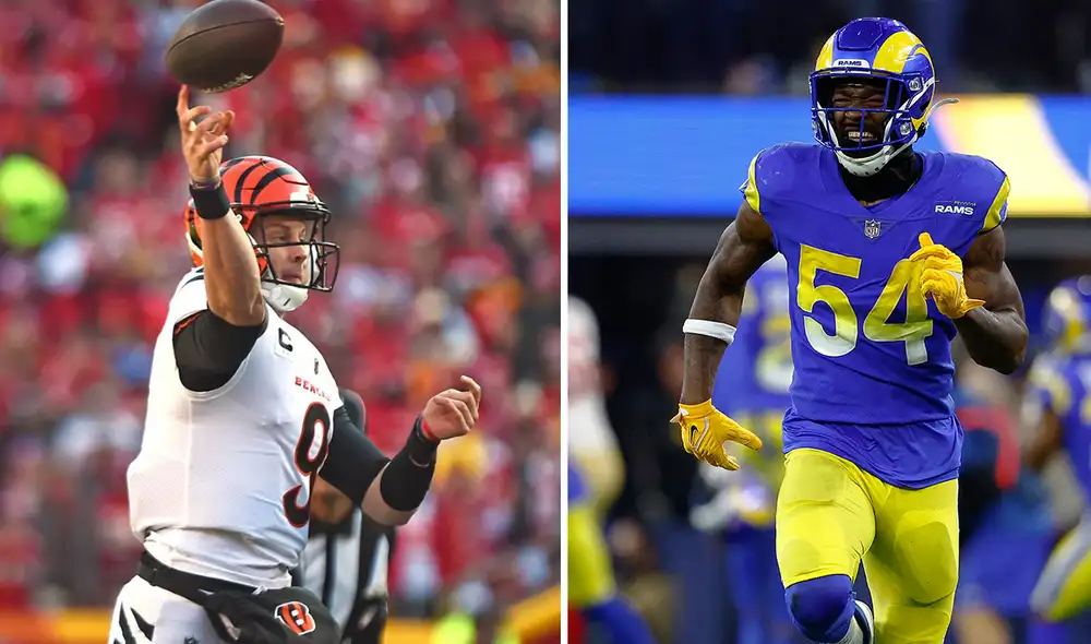 Bengals y Rams volverán a enfrentarse después de casi 2 años. Foto: composición EFE/AFP