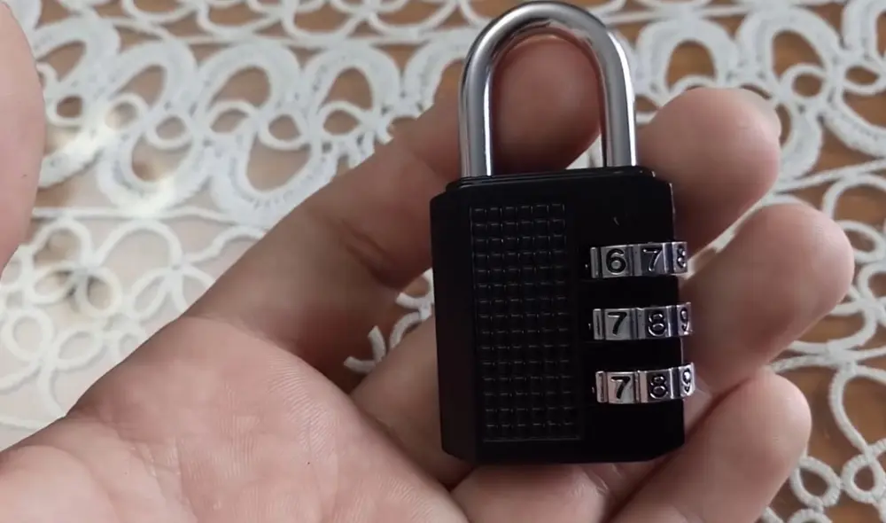 Recuerda que esta guía solo lo debes aplicar con tus propia cerradura de combinación. Foto: captura de YouTube / EgeaFrz Recuerda que esta guía solo lo debes aplicar con tus propia cerradura de combinación. Foto: captura de YouTube / EgeaFrz