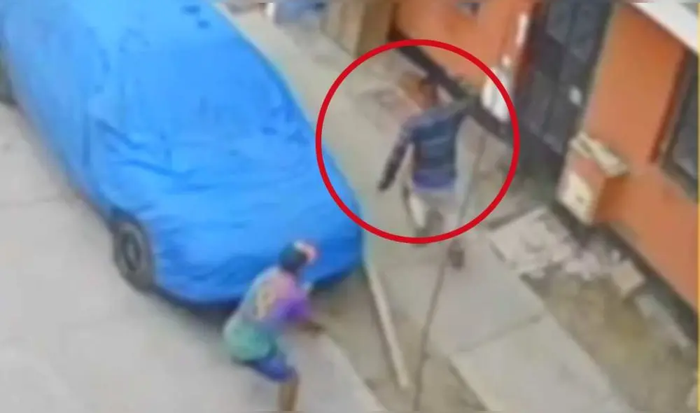 Obrero agredió al delincuente, por lo que pudieron capturarlo. Foto: Latina