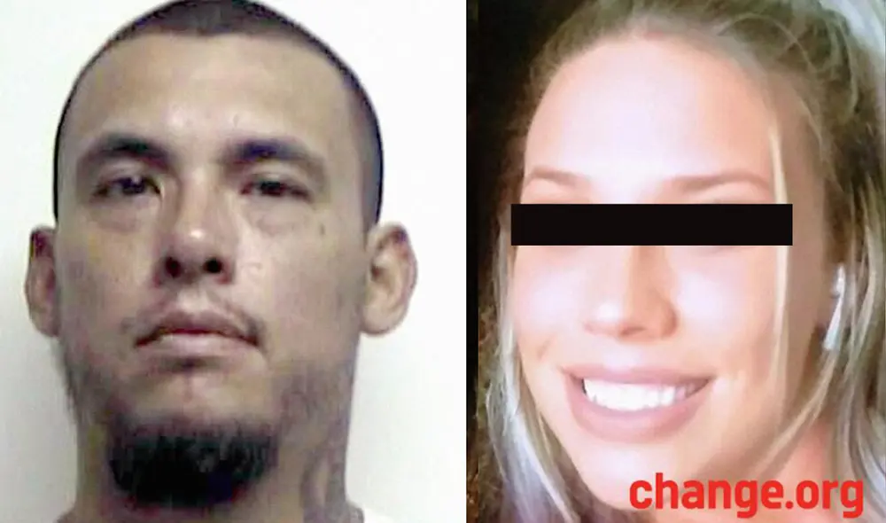 Mujer fue acusada por asesinato en primer grado, a pesar que su novio fue el que cometió el delito. Foto: composición/Policía de Norman/Change.org