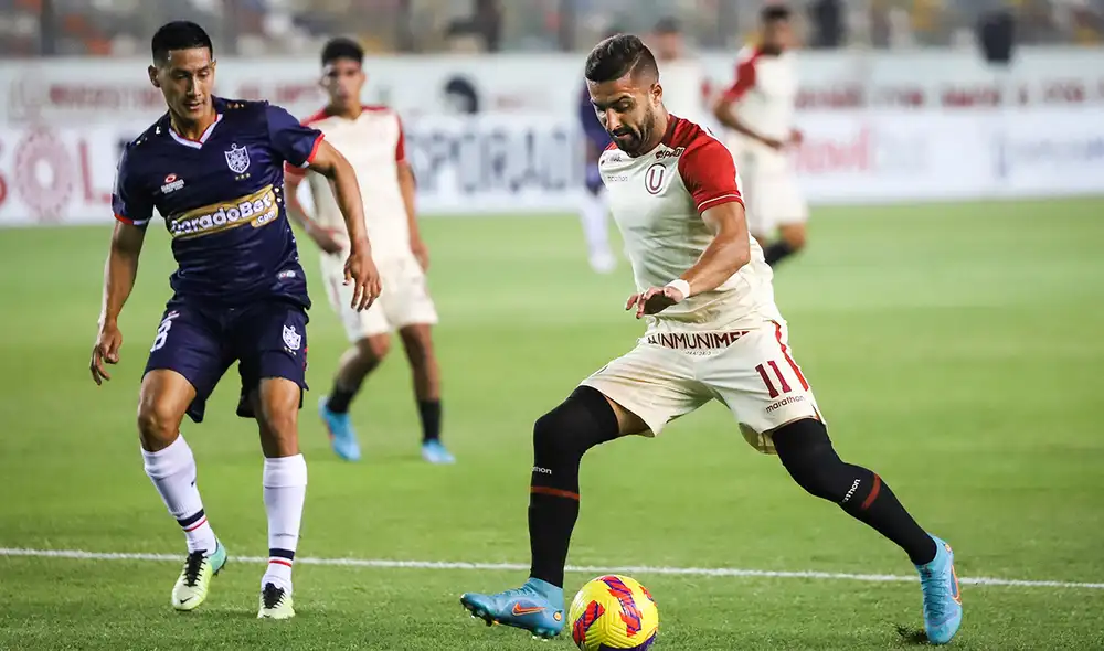 Luis Urruti cumple su tercera temporada en el club crema. Foto: Universitario Luis Urruti cumple su tercera temporada en el club crema. Foto: Universitario