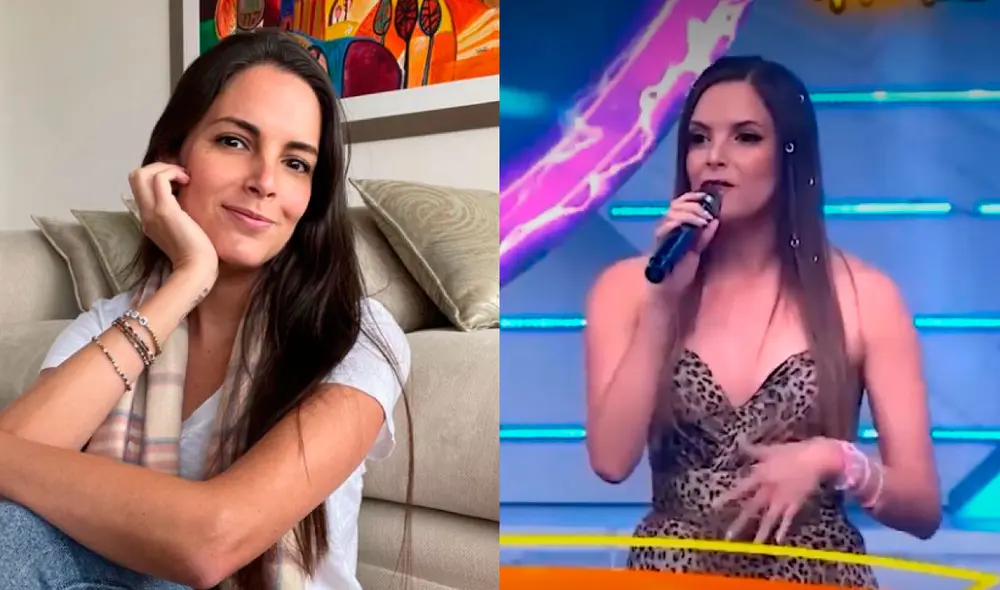 Tracy Freundt deseó los mejores éxitos a los chicos reality con el regreso de Esto es guerra. Foto: composición Tracy Freundt/instagram, captura América TV.