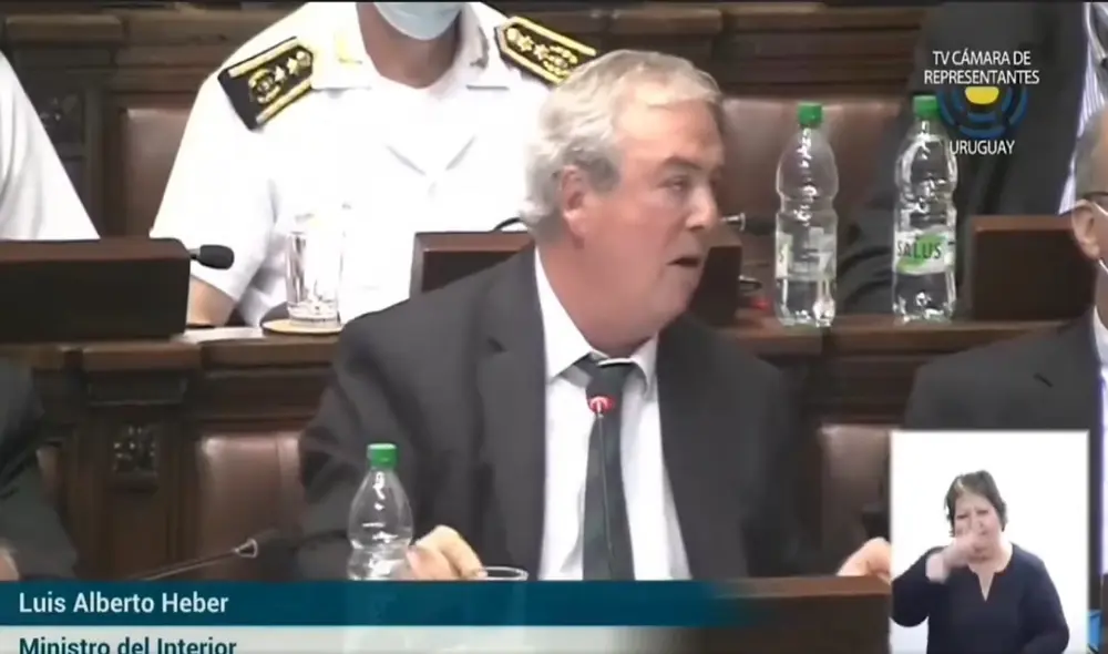 La decisión del ministro del Interior, Luis Alberto Heber, ha sido criticada incluso por la oposición. Foto: referencial / captura de TV Cámara de Representantes La decisión del ministro del Interior, Luis Alberto Heber, ha sido criticada incluso por la oposición. Foto: referencial / captura de TV Cámara de Representantes
