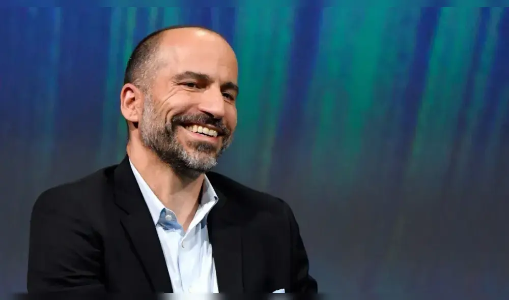 Dara Khosrowshahi es el CEO de la empresa de transporte de pasajeros Uber. Foto: AFP