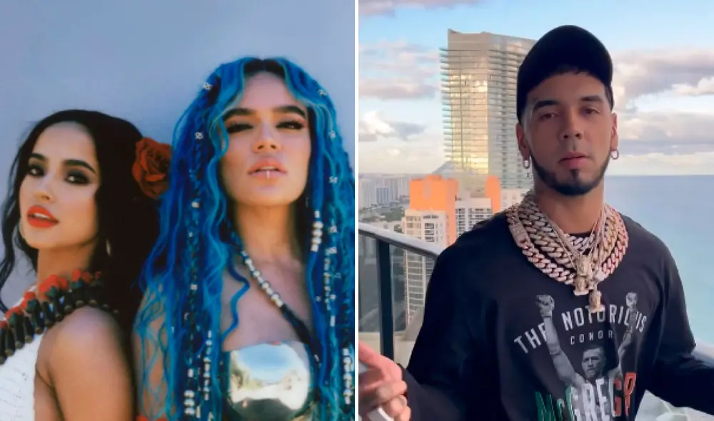 Karol G y Becky G en su nuevo sencillo hablan de una tormentosa relación sentimental. Foto: composición Becky G, Anuel AA/Instagram.