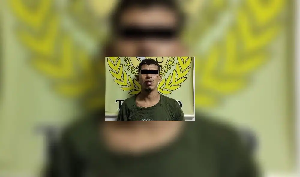 Sujeto fue capturado cuando huía en medio de una chacra. Foto : PNP