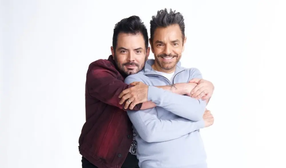 José Eduardo Derbez junto a su padre Eugenio Derbez. Foto: Instagram.