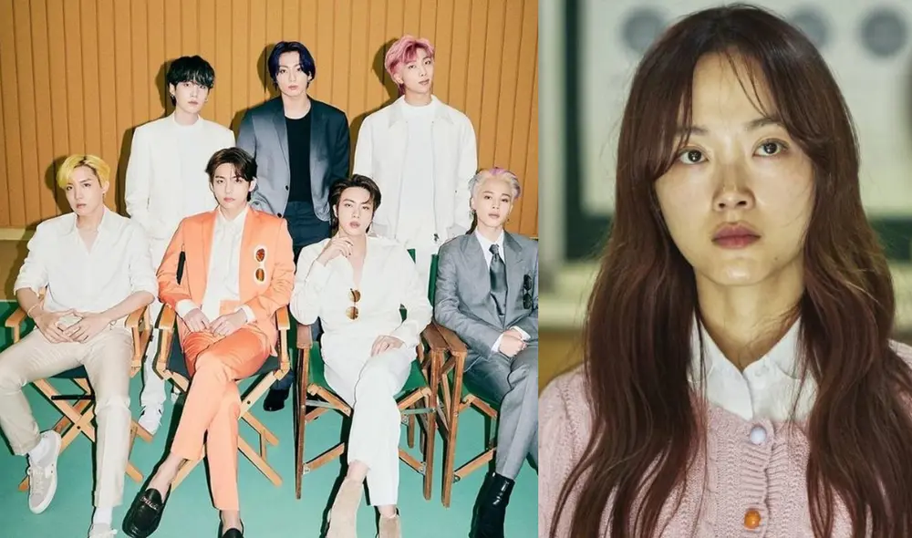 La declaración de Lee Yoo Mi de Estamos muertos sobre BTS se viralizó en las redes sociales. Foto: composición La República/BIGHIT/Netflix