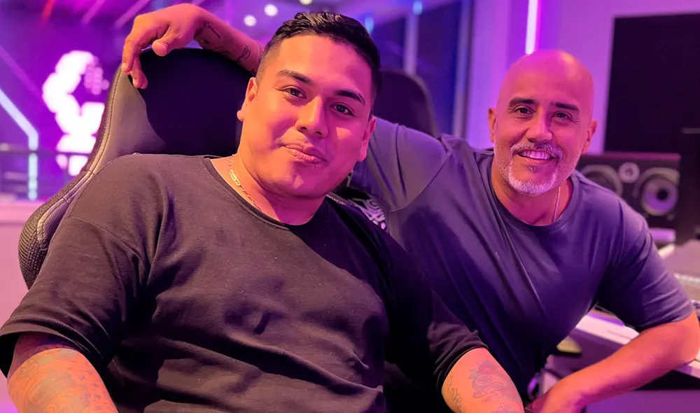 Marco Romero y César Vega presentan “Me enamoré” por el Día de San Valentín. Foto: Difusión