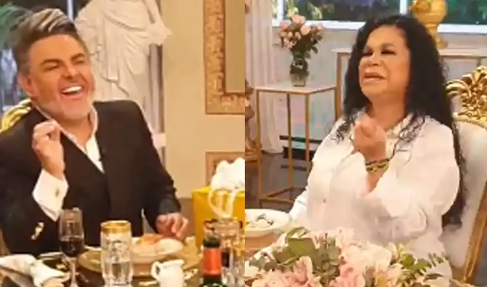 Eva Ayllón estuvo como invitada en el programa Porque hoy es sábado con Andrés. Foto: captura Panamericana