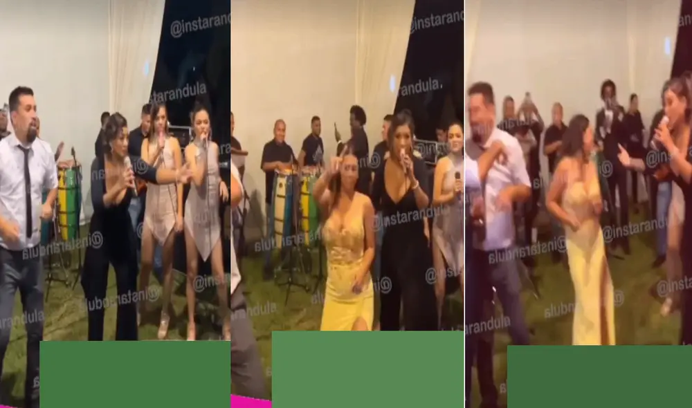 La salsera bailó con los personajes de televisión. Foto: Instarándula/Instagram