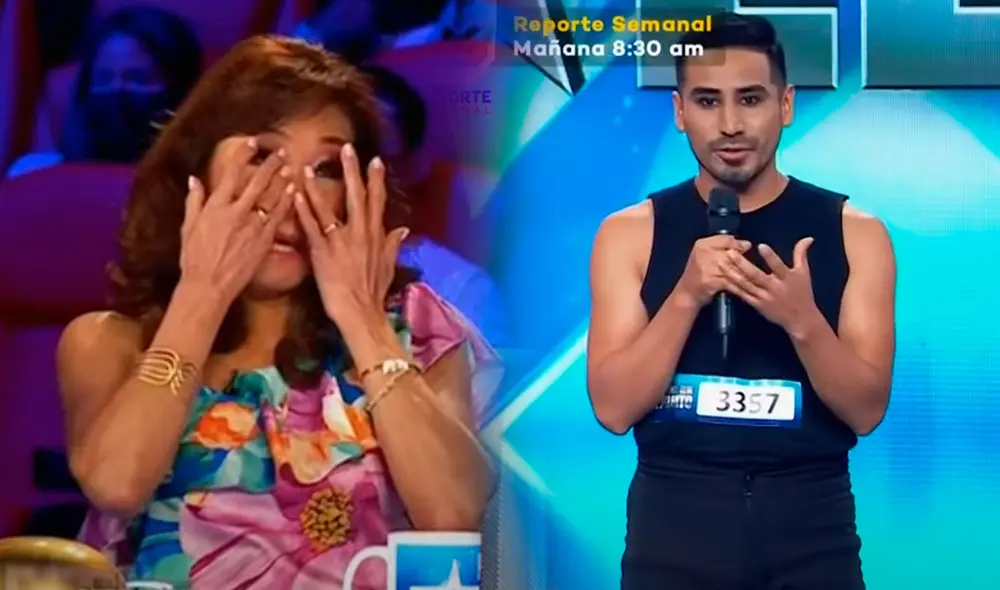 Madre de Tony Succar lloró tras escuchar historia de joven en Perú tiene talento. Foto: captura/Latina