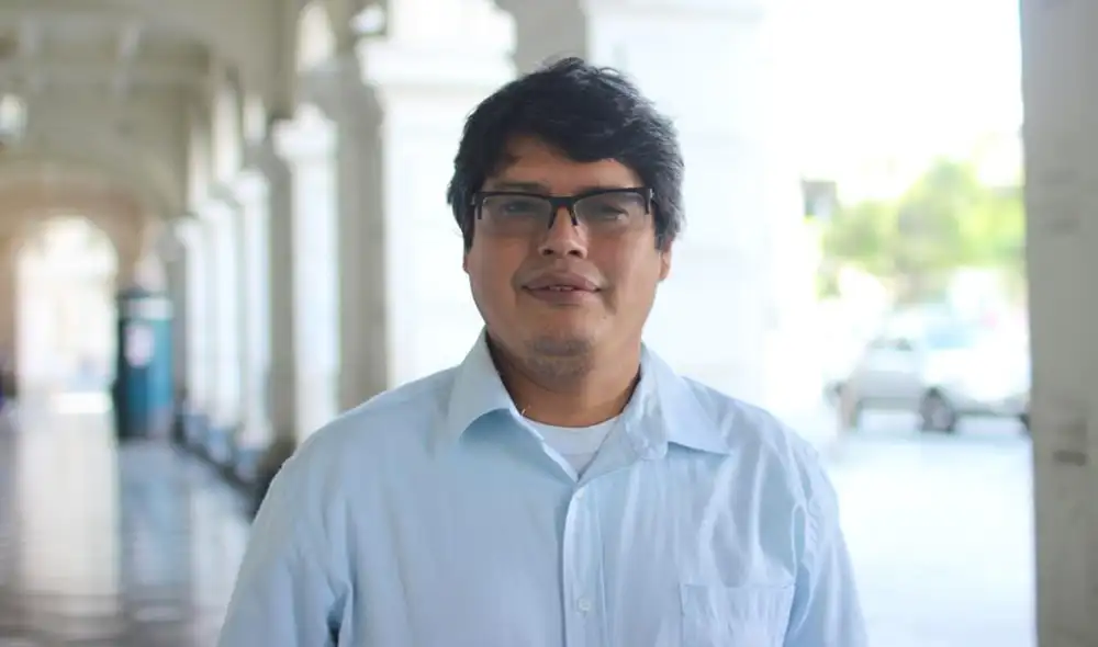 Enver León hace un llamado a las fuerzas de izquierda a unirse y respaldar al Gobierno. Foto: equipo de Comunicaciones de Nuevo Perú. Enver León hace un llamado a las fuerzas de izquierda a unirse y respaldar al Gobierno. Foto: equipo de Comunicaciones de Nuevo Perú.