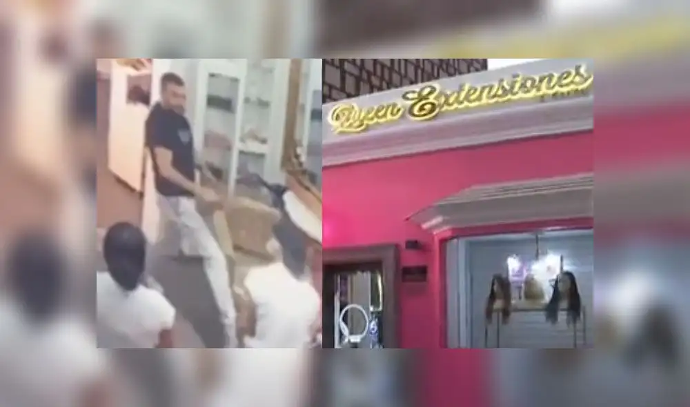 El agresor confirmó golpear al peluquero; sin embargo, sostiene que él y su esposa son las verdaderas víctimas. Foto: Latina Noticias