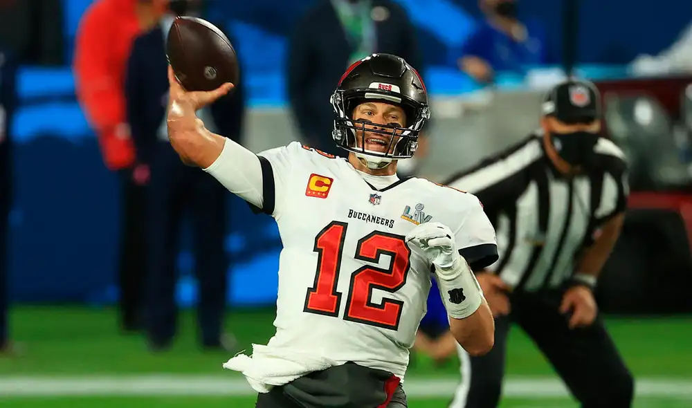 Tom Brady es el mariscal de campo con más Super Bowls ganados. Foto: AFP