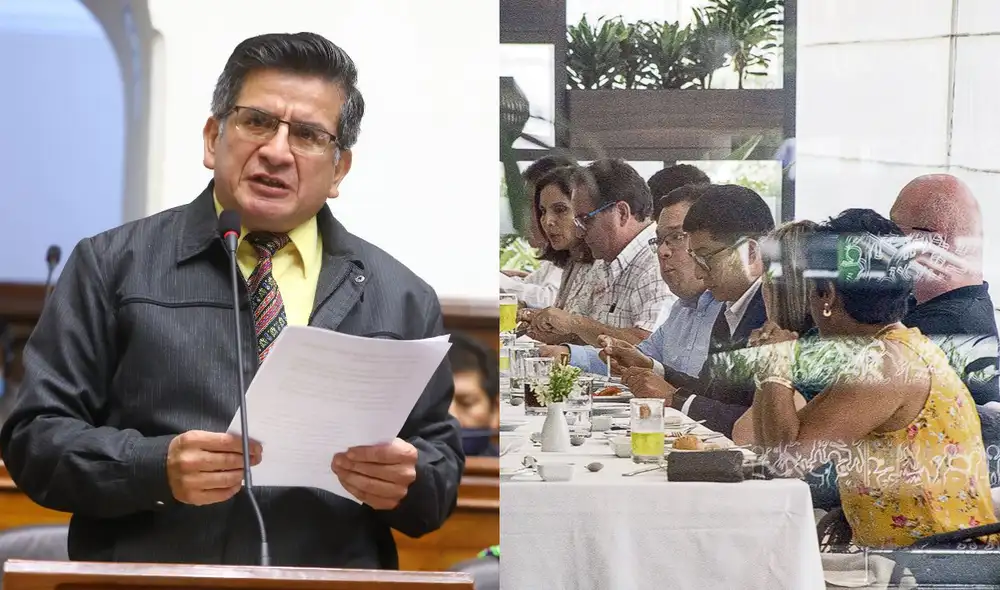 Legislador pide sanciones para quienes se reunieron en hotel de Miraflores. Foto: Congreso/ César Zamalloa de Hildebrandt en sus trece