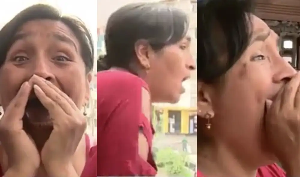 Mónica Aguilar es la alarma humana de la Cooperativa Universal en Santa Anita. Foto: captura de Domingo al Día Mónica Aguilar es la alarma humana de la Cooperativa Universal en Santa Anita. Foto: captura de Domingo al Día