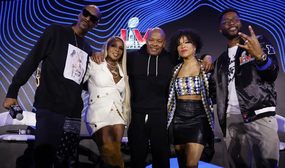 Aquí te contamos el horario del show del medio tiempo de la Super Bowl 2022. Foto: EFE. Aquí te contamos el horario del show del medio tiempo de la Super Bowl 2022. Foto: EFE.