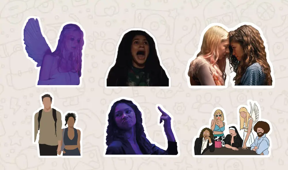 Entérate cómo bajar las mejores pegatinas de esta famosa serie. Foto: composición LR/ Sticker Fan