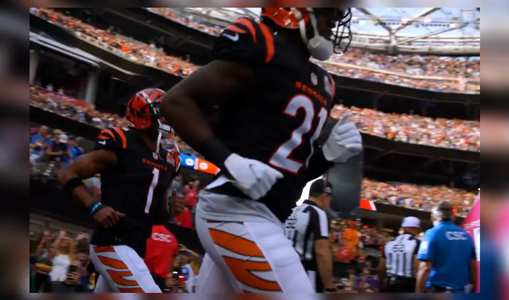 Cincinnati Bengals en su ingreso al Super Bowl 2022. Foto: NFL