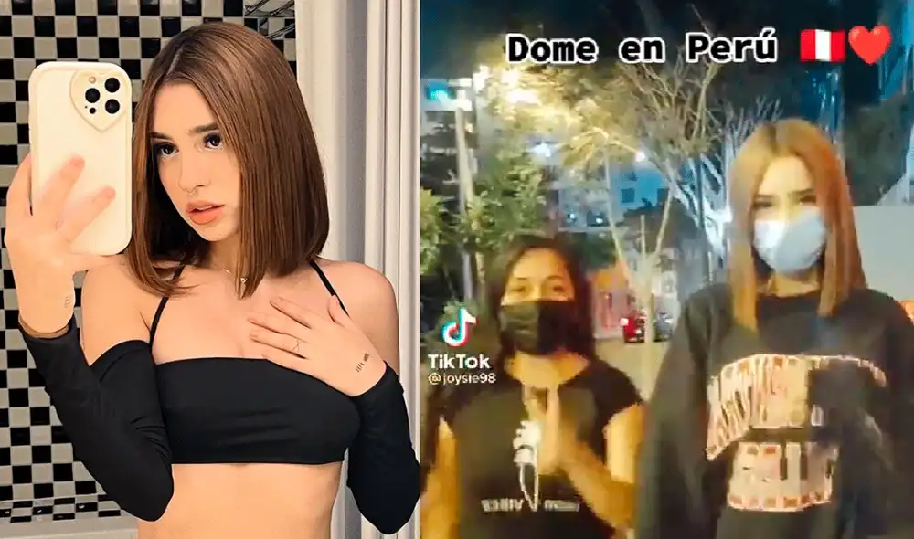 Domelipa llegó de visita a Perú y un video con una fan se volvió viral en redes. Foto: Composición