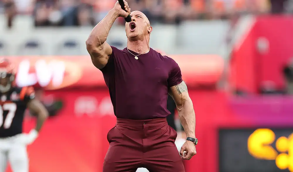Dwayne 'The Rock' Johnson estuvo presente en SoFi Stadium. Foto: NFL