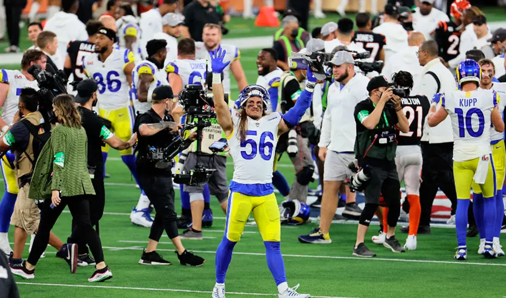 Los Angeles Rams son los campeones del Super Bowl LVI tras derrotar a los Bengals en la final. Foto: AFP Los Angeles Rams son los campeones del Super Bowl LVI tras derrotar a los Bengals en la final. Foto: AFP