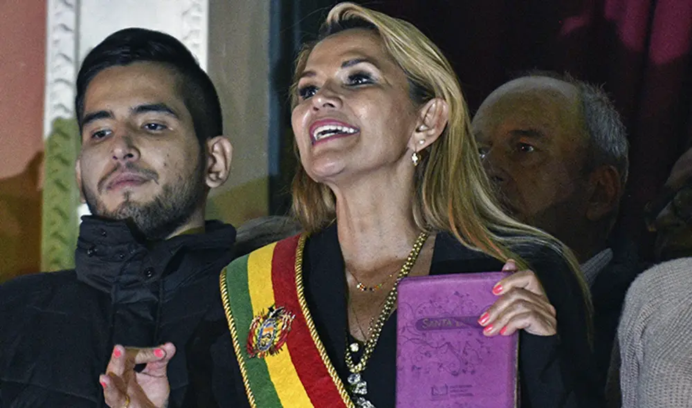 Jeanine Áñez se desempeñó como presidenta interina de Bolivia desde el 12 de noviembre de 2019 al 7 de noviembre de 2020. Foto: AFP