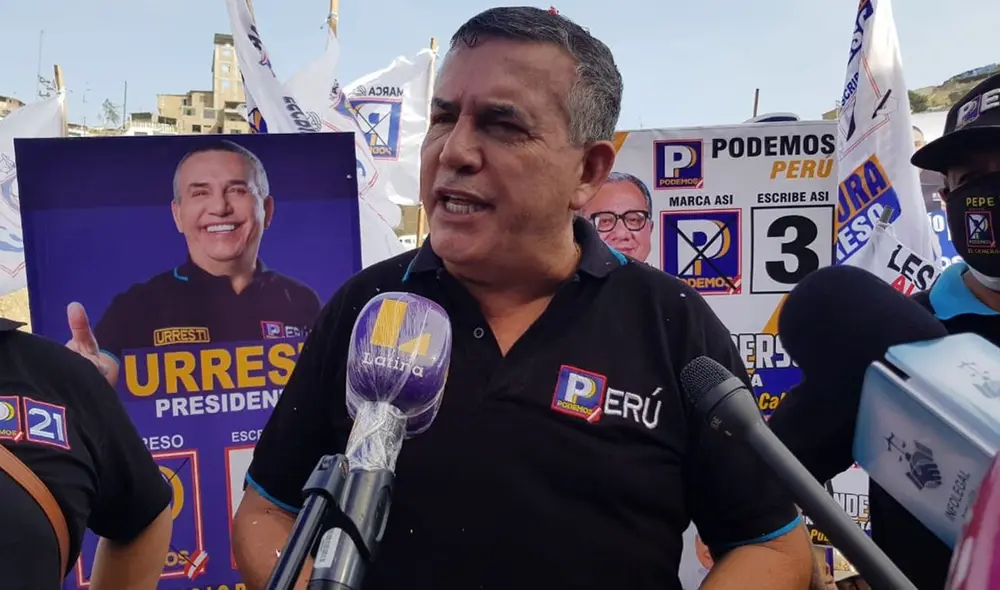 Daniel Urresti lleva ventaja en la intención de voto para ser elegido como alcalde de Lima en las próximas elecciones municipales. Foto: Mary Luz Aranda/URPI-LR