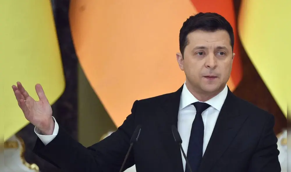 Volodymyr Zelensky, presidente de Ucrania. Foto: AFP
