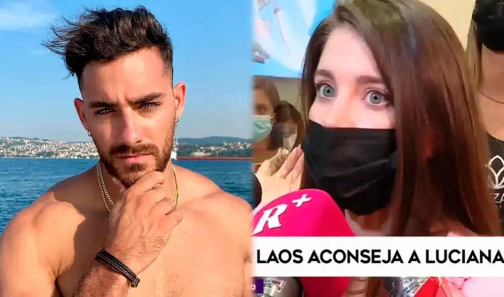 Flavia Laos y Austin Palao mantienen un romance. Foto: Instagram / captura América TV