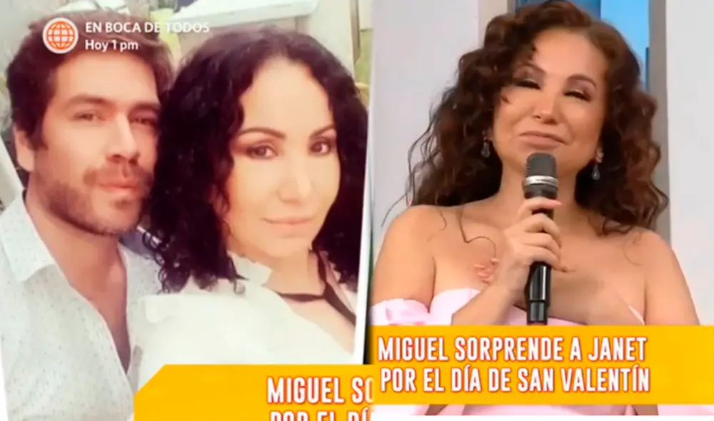 Janet Barboza y Miguel Bayona tienen 4 años de relación. Foto: capturas América TV