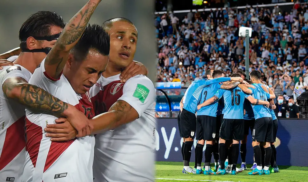 La selección peruana visitará a Uruguay por la fecha 17 de las Eliminatorias Qatar 2022. Foto: Composición AFP/@Uruguay.
