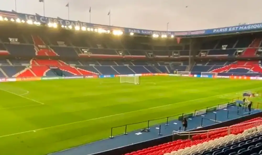 El Parque de los Príncipes luce espectacular para acoger el PSG vs. Real Madrid por la Champions League. Foto: captura Real Madrid