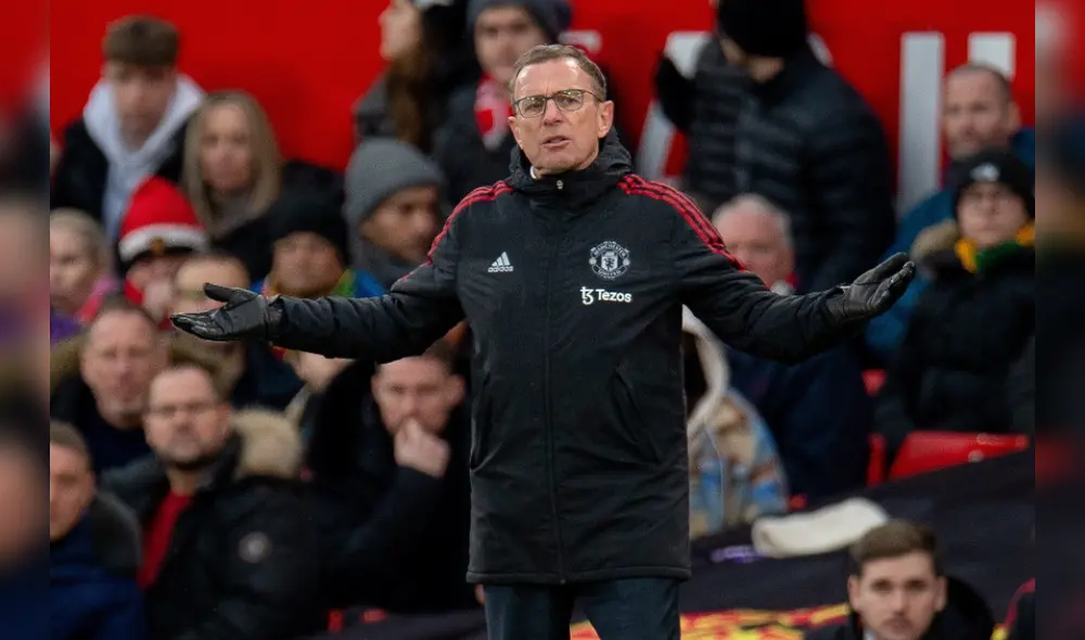 Rangnick se refirió a las posibilidades de Manchester United en la Premier League. Foto: EFE Rangnick se refirió a las posibilidades de Manchester United en la Premier League. Foto: EFE