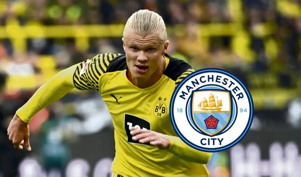 ¿Corre a Manchester? El City quiere dar el golpe y ofertaría por el noruego para ficharlo a mediados del 2022. Foto: composición AFP ¿Corre a Manchester? El City quiere dar el golpe y ofertaría por el noruego para ficharlo a mediados del 2022. Foto: composición AFP