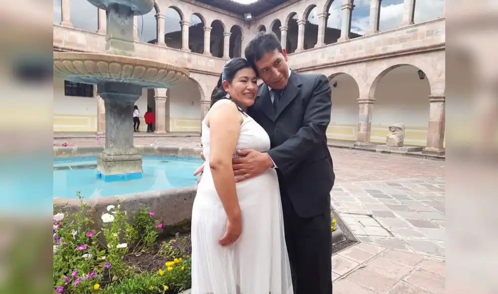 Pareja se dio el sí en la Municipalidad Provincial de Cusco. Foto: MPC