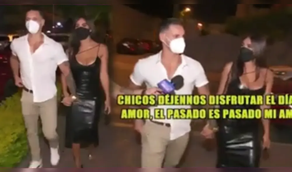 Melissa Paredes ignoró las interrogantes del reportero de Magaly TV, la firme y optó por el silencio. Foto: composición/captura ATV Melissa Paredes ignoró las interrogantes del reportero de Magaly TV, la firme y optó por el silencio. Foto: composición/captura ATV