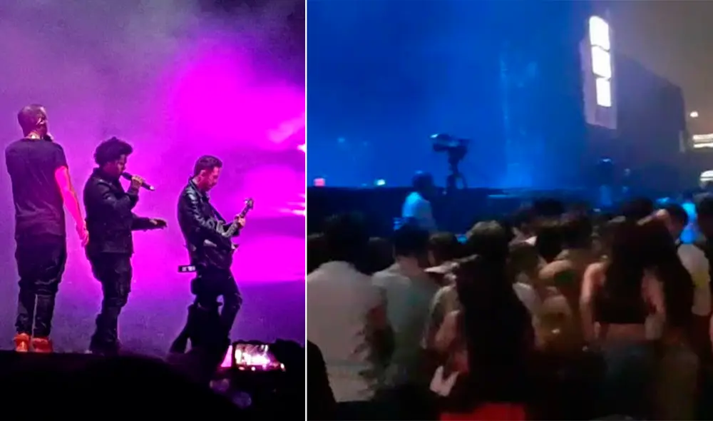 Banda inició su presentación al bordear la medianoche. Foto: composición Giuliana Castillo / URPI-LR