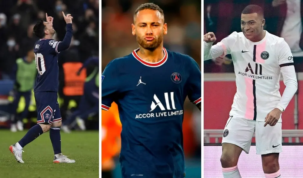 Messi, Neymar y Mbappé son las grandes figuras del PSG que buscan ganar su primera Champions juntos. Foto: composición LR/PSG