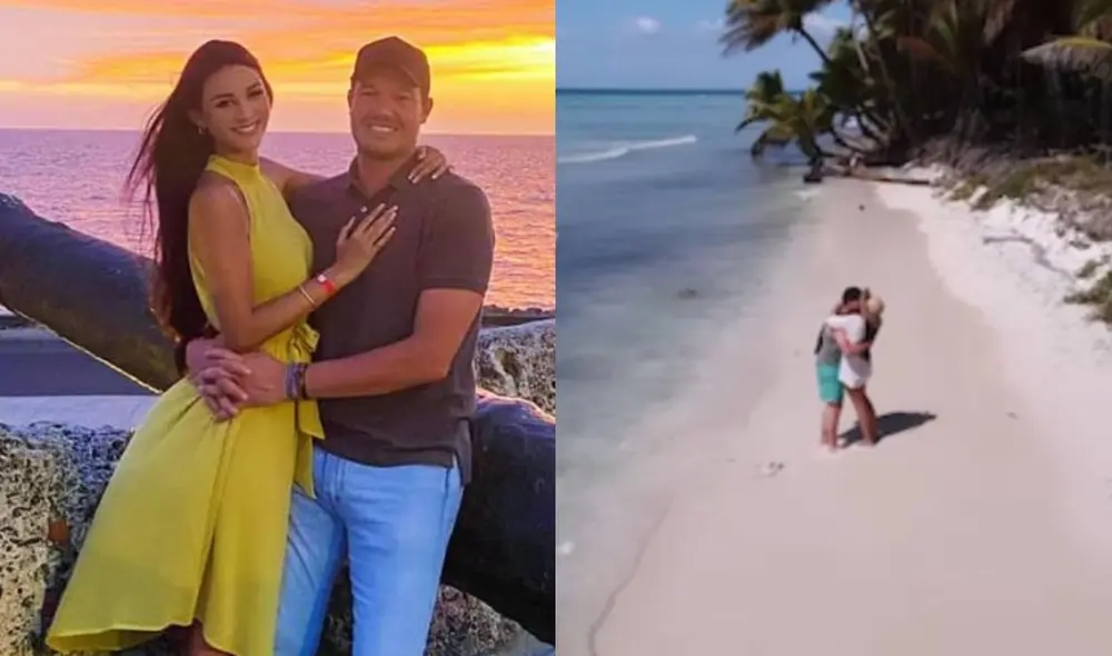 George Forsyth y Sonia La Torre van camino al altar. Foto: composición/ Instagram