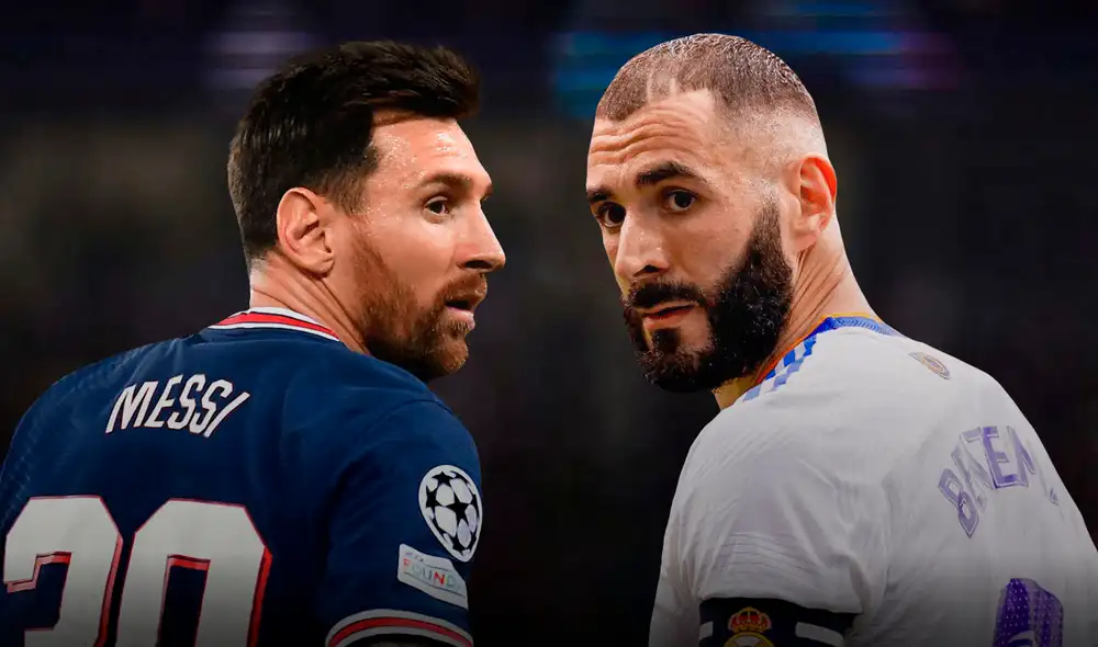 PSG vs. Real Madrid: Lionel Messi y Karim Benzema se volverán a enfrentar. Foto: composición GLR / FootyRenders