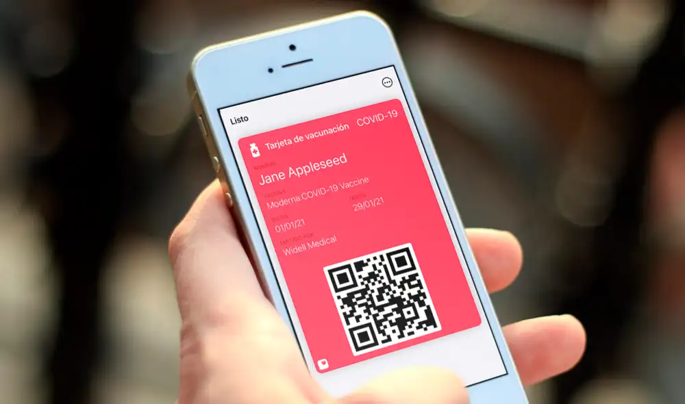 En determinados países, también es posible utilizar Apple Wallet para almacenar las tarjetas de vacunación. Foto: composición/La República
