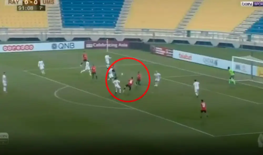 James Rodríguez marcó un golazo para Al-Rayyan. Foto: captura ESPN James Rodríguez marcó un golazo para Al-Rayyan. Foto: captura ESPN