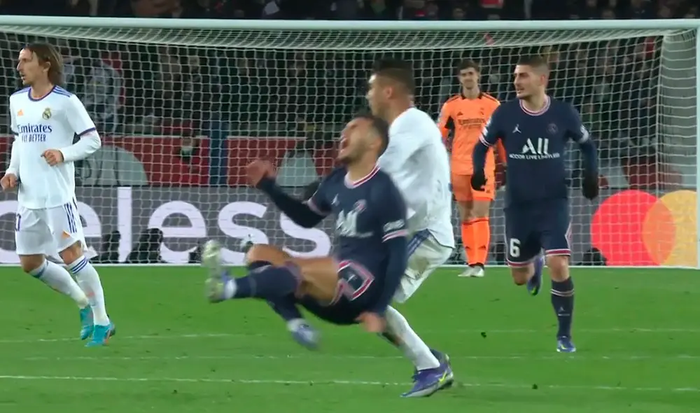 Casemiro se ganó la amarilla y se perderá el duelo de vuelta en marzo. Foto: ESPN Casemiro se ganó la amarilla y se perderá el duelo de vuelta en marzo. Foto: ESPN