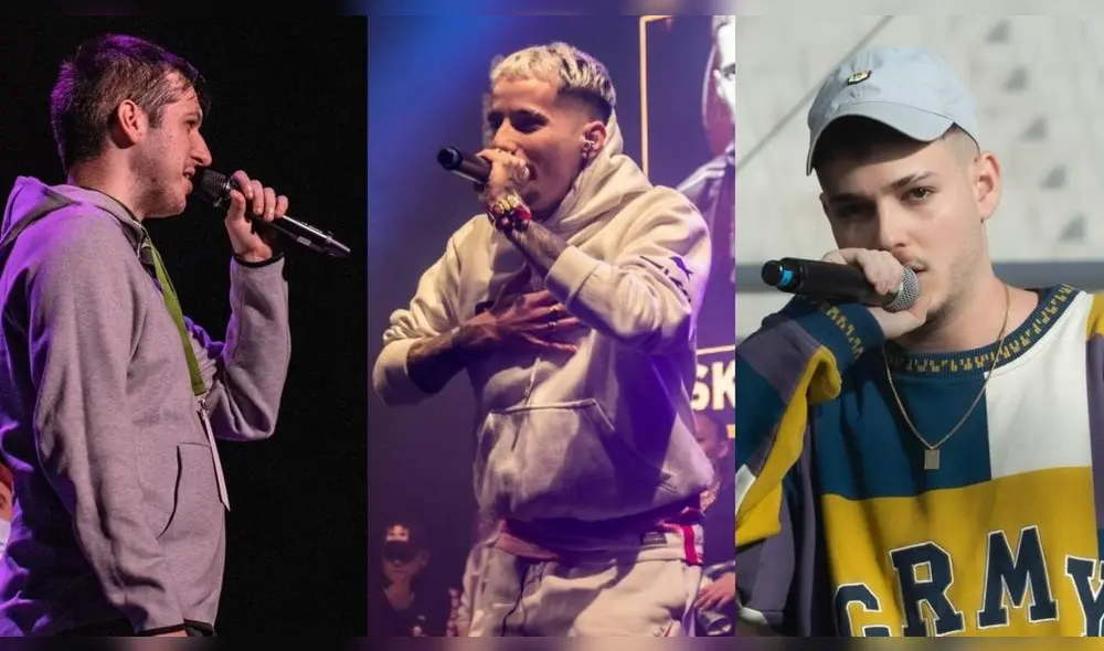 Chuty, Skone y Bnet, participantes de Réplica Internacional. Foto: composición La República / Playz