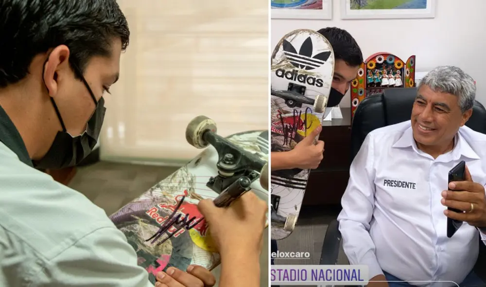 Angelo Caro destacó en Tokio 2020 quedando en quinto lugar la disciplina de skaboarding. Foto: IPD