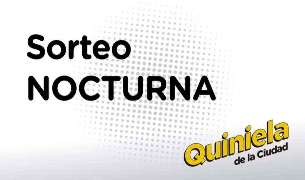 Revisa la Quiniela Nocturna de hoy. Foto: captura de la Lotería de la Ciudad / YouTube