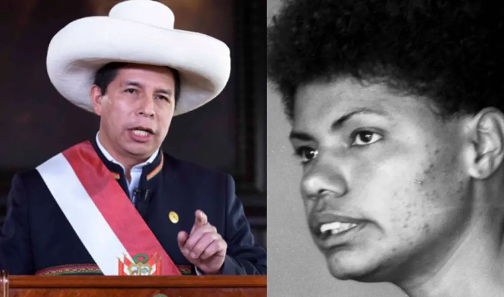 Pedro Castillo se pronunció sobre la conmemoración de la muerte de María Elena Moyano. Foto: composición/La República-Presidencia